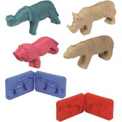 Resim 3d Kalıplı Orman Hayvanları Kinetik Kum Set 500 Gr Kum-034 