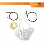 Resim Smart Fortwo MK1 450 98-2007 Coupe Cabrio İçin Sağ Cam Kriko Seti 