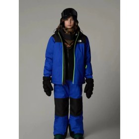 Resim The North Face Normal Bel Lacivert - Siyah Erkek Çocuk Kayak Pantolonu NF0A88TYCZ61-B Freedom Insulated P 