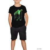 Resim Hulk Attack Siyah Çocuk Tişört Siyah 
