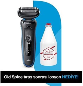 Resim Braun 81692832 Seri 5 B1000S Kablosuz Tıraş Makinası, Easyclean Teknoloji, Easyclick Islak Ve Kuru 