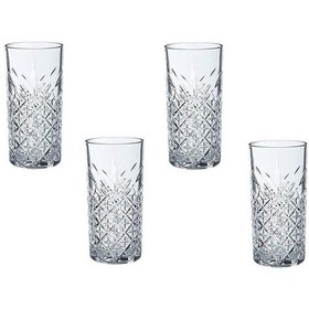 Resim Paşabahçe 520205 Timeless Meşrubat Bardağı 365 CC 4 Lü 