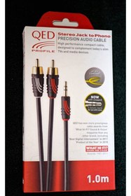 Resim QED Qe-5081 Profıle Audıo J2p 1 Metre Rca / 3.5mm Kablo 