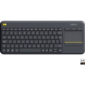 Resim Logitech K400 PLUS 920-007129 Wireless Touch Kablosuz Q Klavye 