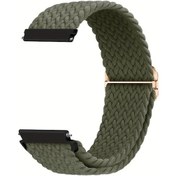 Resim Gaojunshop01 Fitbit Versa 1 2 Uyumlu Yeşil Esnek Nylon Kayış Koşu Spor Bileklik 