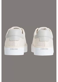 Resim Calvin Klein Kadın Bej Ck Logolu Snekaer Beyaz 