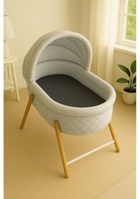 Resim 5 Adet 65 X 95 + 10 Cm Anne Yanı Lastikli Penye Kumaş Bebek Çarşafı 
