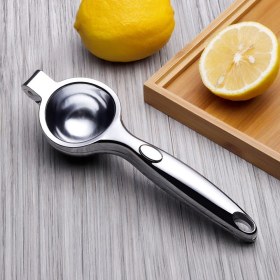 Resim Standart M Gümüş Ev Meyve Limon Manuel Sıkacağı Narenciye Portakal El Sıkacağı Pres Makinesi Paslanmaz Çelik Dayanıklı Mutfak Aracı (Yurt Dışından) 