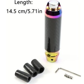 Resim Dashanshop 5.51inch Otomatik Karbon Fiber Araç Dosyası - Universal, Kolay Montaj, Çok Renk Seçeneği 