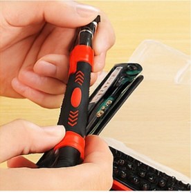 Resim Bucuks Çok Fonksiyonlu Manyetik Uçlu 52'si 1 Arada 42 Uçlu Saatçi Tornavida Seti 