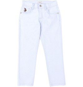 Resim U.s. Polo Assn. Erkek Çocuk Açık Mavi Pantolon Kanvas-chino 50283955-vr003 Mavi 