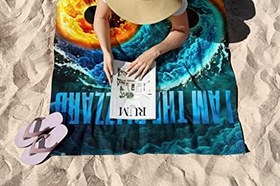 Resim Mikrofiber Teknolojisi ile Üretilen Hafif ve Kum Tutmayan Plaj Havlusu – 75X130 – 90x150 Cm 