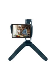 Resim 360 Derece Dönebilen Mutfak Masaüstü Telefon Tablet Tutucu Ayarlanabilir Esnek Ayaklı Metal Gövdeli 5399 