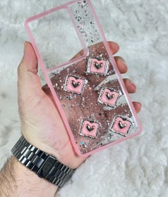 Resim Xiaomi Redmi Note 13 Pro 4G Şeffaf Parlak Taşlı Glitter Kılıf 