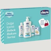 Resim Chicco Attabebek Doğal Içerikli Bakım Seti Çanta Hediyeli Şampuan Beyaz 