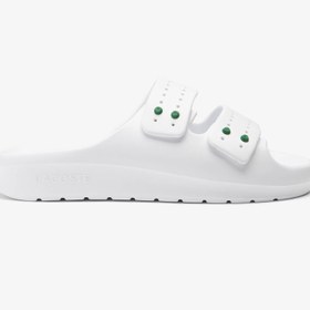 Resim Lacoste Serve Strap Kadın Beyaz Terlik 