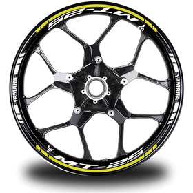 Resim Eyyam Beyaz Yamaha R1 Takım Jant Sticker Etiket 