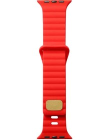 Resim Ardemix Watch 7 45mm Uyumlu Krd-73 Uyumlu Kordon-kırmızı 