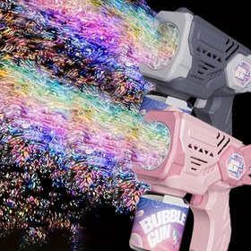 Resim Taşınabilir Gatling Balon Tabancası - Elde Kullanılabilir Çoklu Delik Elektrikli Balon Yapıcı, Pil Olmadan ve Çözüm Olmadan, Plaj ve Okyanus Eğlencesi İçin İdeal, Noel, Doğum Günleri ve Yeni Yıl İçin Mükemmel Hediye, Açık Hava Oyun Cihazı|Canlı Balon Makinesi|Dayanıklı Plastik Tabanca, Balon Üfleme Tabancası 