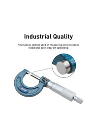 Resim Dasqua 0-25mm Mekanik Dış Çap Mikrometre 0.01mm Paslanmaz Mil 4111-8105a 