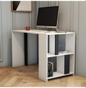 Resim Variant Variant Lima Çalışma Masası - Beyaz / Antrasit 