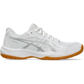 Resim Asics Upcourt 6 Kadın Beyaz Voleybol Ayakkabısı 1072a107-100 
