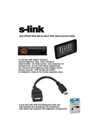 Resim S-Link Sl-Taotg25m Mini Usb Dişi - Usb Erkek Otg 