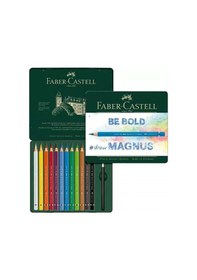 Resim Faber Albrecht Dürer Magnus 12 Renk Boya Kalemi Metal Kutu 