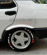 Resim Formula Vitour 3d Lastik Yazısı R Kırmızısı Kauçuk - Full İçerik Uygulama Aparatlı - 