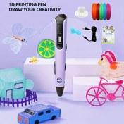 Resim UNLEA Yaratıcı 3D Baskı Kalem Seti - DIY Sanat & El Sanatları Kiti, Düşük Gürültü, Pürüzsüz Boşaltma, Uzun Ömürlü Pil - 9m/25m/50m/100m PLA Filamentler, Parmak Koruyucu, Albüm, Taban Dahil - Gençlerin Yaratıcılığı İçin İdeal - Mükemmel Doğum Günü veya Noel Hediyesi 