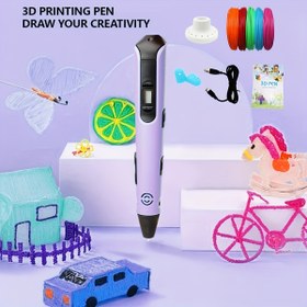 Resim UNLEA Yaratıcı 3D Baskı Kalem Seti - DIY Sanat & El Sanatları Kiti, Düşük Gürültü, Pürüzsüz Boşaltma, Uzun Ömürlü Pil - 9m/25m/50m/100m PLA Filamentler, Parmak Koruyucu, Albüm, Taban Dahil - Gençlerin Yaratıcılığı İçin İdeal - Mükemmel Doğum Günü veya Noel Hediyesi 