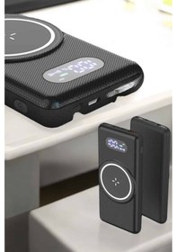 Resim Powerbank Taşınabilir 10.000 Mah Hızlı Şarj Dijital Göstergeli renkli 