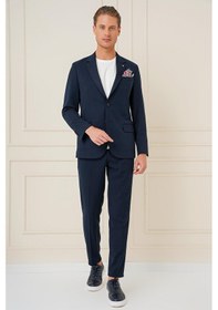 Resim Efor C 691 Slim Fit Lacivert Spor Ceket Lacivert 