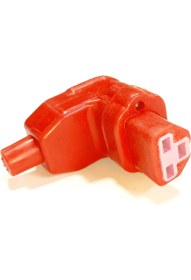 Resim Typ-Ya-3-Si Endüstriyel Yan Model 3 Pinli Erkek Fiş - Silikon - 300°C - 16A 250V 