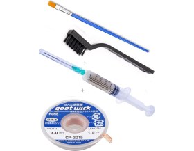 Resim MHM Notebook Bilgisayar/ Cep Telefon Anakart ve Entegre Lehim Toplama Sökme Temizleme Tamir Seti Cxxfdd 