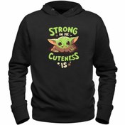 Resim Alfa Tshirt Baby Yoda Siyah Çocuk Sweatshirt 