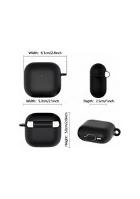 Resim Apple Uyumlu AirPods4 Silikon Koruyucu Kılıf + Kanca Kırmızı 