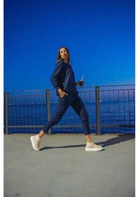 Resim Kadın Kapüşonlu Rahat Eşofman Takım Frn6100 Siyah 