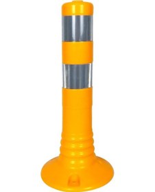 Resim İleri Trafik Delinatör 45 x 8 CM Sarı. Esnek Duba 