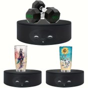 Resim 360 Derece Dönen Ekran Standı, 12.95 Cm / 11Lbs Yük, Fotoğrafçılık Ürünleri İçin 360 Derece Elektronik Döner Ekran Standı 