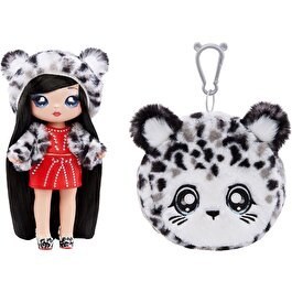 Resim Na! Na! Na! Surprise 2 in 1 Cozy Leona White Kar Leoparlı Sürpriz Bebeği 