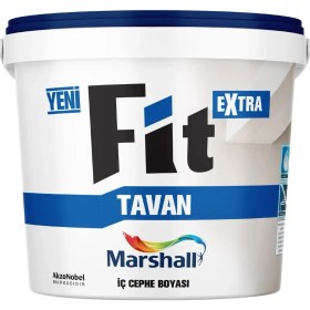 Resim Marshall Fit Extra Tavan Boyası 10 kg Beyaz 