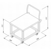 Resim Öztiryakiler Kazan Taşıma Arabası 