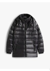 Resim Tommy Hilfiger Gloss Hw Down Waıst Reg Coat Kadın Siyah Mont - Ww0ww47355 Siyah 