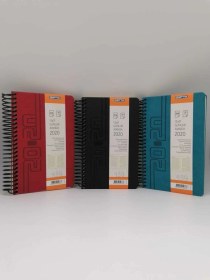 Resim 439-plk 13x21 Spiralli Eski Ajanda 3'lü Karışık 