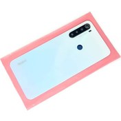 Resim Tkgz Xiaomi Redmi Note 8 Arka Kapak Batarya Kapağı Kamera Camı Beyaz 