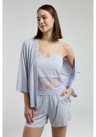 Resim Pierre Cardin Kadın Mavi Sabahlık 5274-47486 mavi 