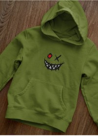 Resim troutlet Devil Smile Tasarım Hoodie 