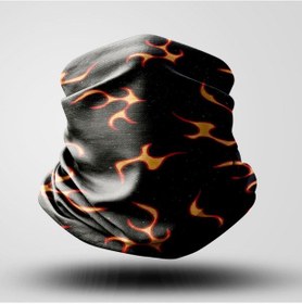 Resim Buff Maske Bandana Alev - Motosiklet Atv Bisiklet 