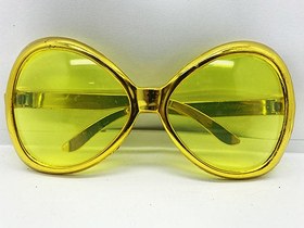 Resim Nessiworld Yeşilçam Temalı Parti Gözlüğü Gold Renk 7x16 cm 